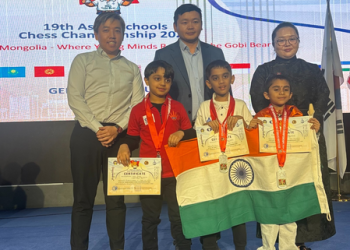 India wins two silver medals in team competition at Asian Schools Chess C’ships in Mongolia