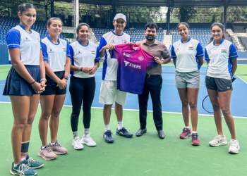 Former chess ace Prachura P.P. meets Team India ahead of Billie Jean King Cup Play-offs in Bengaluru