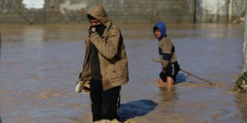 UN reacts after heavy rains flood displaced families in Gaza