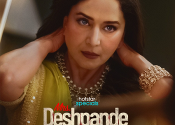 Madhuri Dixit’s first look in ‘Mrs. Deshpande’ looks powerful and intriguing