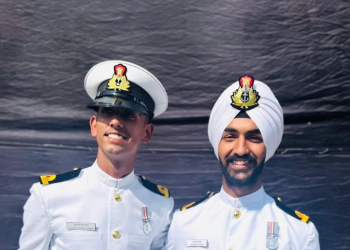 ANCHOR AWEIGH: MRSAFPI CADETS PARASDEEP & YUVRAJ COMMISSIONED AS INDIAN NAVY OFFICERS