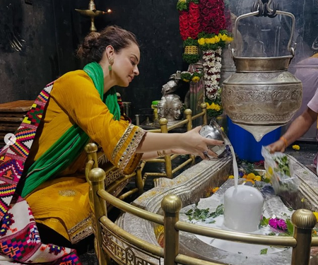 Kangana Ranaut shares her joy of completing a decade-long pilgrimage to all 12 Jyotirlingas