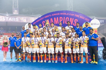 Indian junior men’s hockey team cap off a successful 2025 with two major international medals
