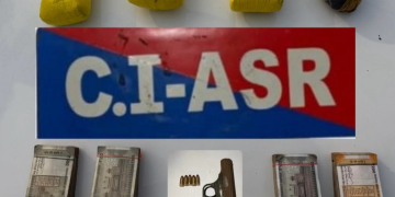 DRUG MODULE BUSTED IN AMRITSAR; FOUR HELD WITH 4KG HEROIN, ₹3.90L DRUG MONEY, ONE PISTOL