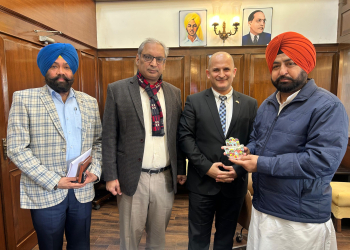 PUNJAB HOUSING AND URBAN DEVELOPMENT MINISTER HOLDS MEETING WITH ISRAELI DIPLOMAT