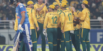 2nd T20I: De Kock, Baartman star as South Africa level series with 51-run win over India