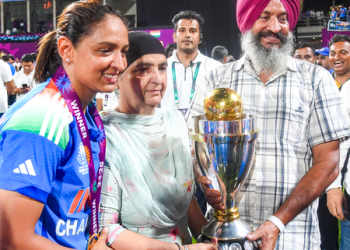 ‘Feels wonderful that my daughter has been named for Padma Shri’: Harmanpreet’s father Harminder Singh