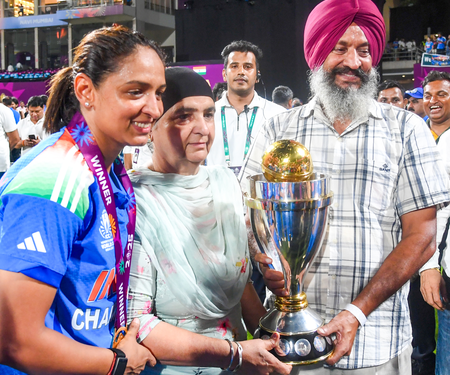 ‘Feels wonderful that my daughter has been named for Padma Shri’: Harmanpreet’s father Harminder Singh