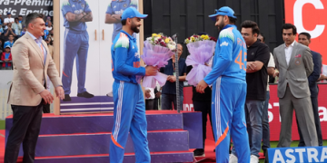 Rohit-Kohli felicitated by Baroda Cricket Association as Vadodara hosts first-ever men’s ODI