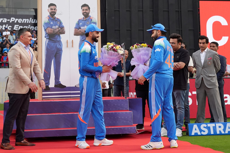 Rohit-Kohli felicitated by Baroda Cricket Association as Vadodara hosts first-ever men’s ODI