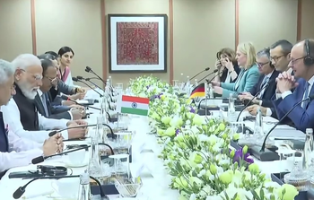 PM Modi holds delegation-level talks with German Chancellor Merz at Gandhinagar’s Mahatma Mandir