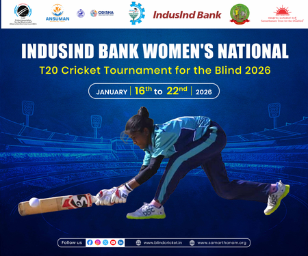 Bhubaneswar to host Women’s National T20 Cricket Tournament for the Blind 2026 from January 17