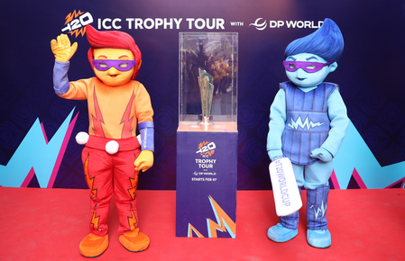T20 WC 2026 trophy reaches alma maters of Pandya, Kishan and Samson