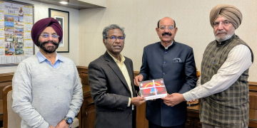 Mohinder Bhagat releases Diary and Table Calendar–2026 of Defence Services Welfare Department