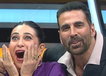 Akshay Kumar calls Karisma Kapoor his ‘first heroine’, duo recreate ‘Deedar’ moment after 34 years