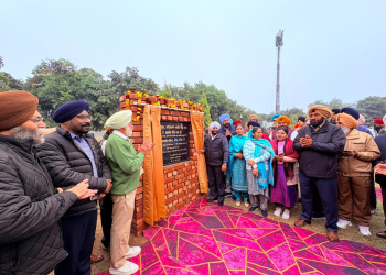 MLA Kulwant Singh Lays Foundation Stone for Construction of Four New Libraries in Mohali
