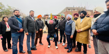 MP Malvinder Singh Kang and MLA Kulwant Singh Mohali Dedicate Gyms, Solar Lights and Public Benches in Mohali Villages