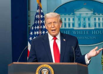 Trump hails ‘great’ economy, record market; urges passage of ‘Save America Act’