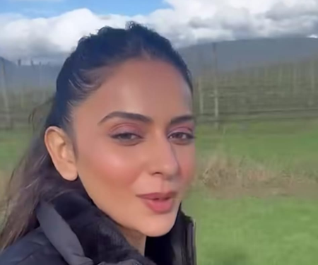 Rakul Preet Singh channels her inner singer while shooting amidst nature