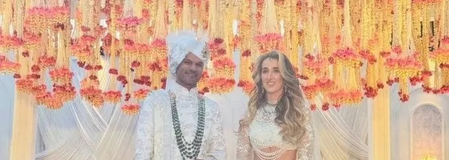 Shikhar Dhawan marries Sophie Shine, releases photos of his wedding