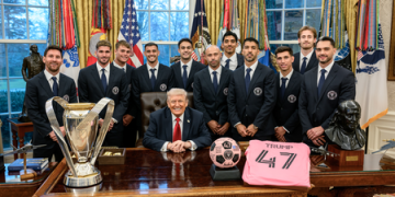 Messi, Inter Miami honoured at White House