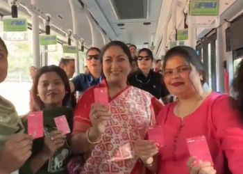 Delhi CM Rekha Gupta hails women empowerment, travels on DTC bus with Pink Card