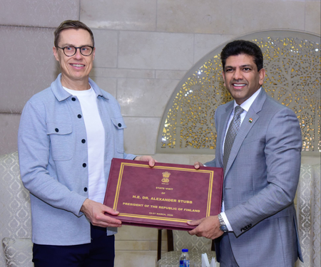 Finnish Prez Alexander Stubb concludes ‘fruitful’ India visit