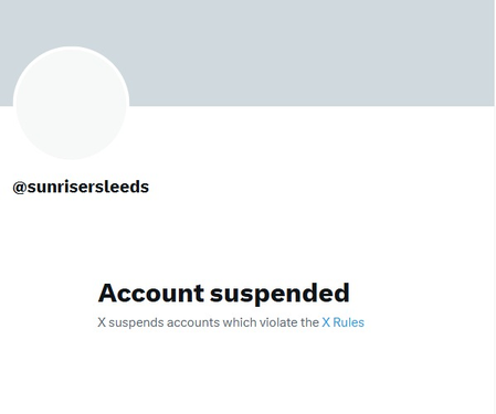 Sunrisers Leeds ‘X’ account suspended amid backlash over Abrar Ahmed signing for The Hundred