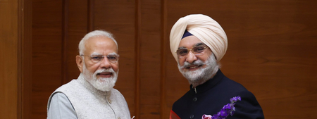 Viksit Delhi@2047: Delhi L-G TS Sandhu calls on PM Modi
