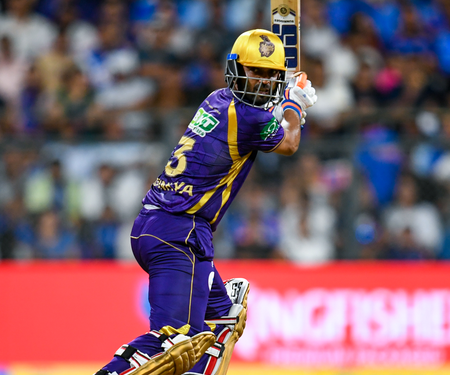 IPL 2026: Rahane, Raghuvanshi fifties power KKR to 220/4 against MI