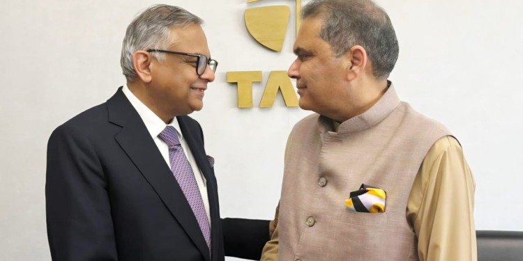 Punjab Industry Minister Sanjeev Arora Discusses Investment Opportunities in Punjab with Tata Sons Chairperson N. Chandrasekaran and Sun Pharma Chairman Dilip Shanghvi among other Industry leaders ahead of Progressive Punjab Investors’ Summit 2026