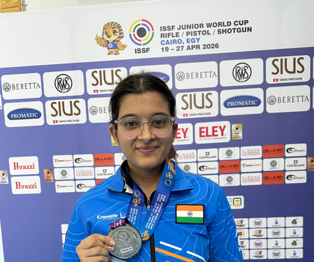 ISSF Junior World Cup: Shiva Narwal, Chirag Sharma win gold and bronze in 10m Air Pistol, Panaah wins silver in 10m Air Rifle