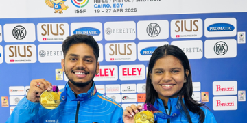 ISSF Jr World Cup: Shambhavi, Divyanshu clinch mixed team air rifle gold with junior world record score