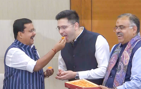 ‘Submitted signed documents to Chairman’, says Raghav Chadha on AAP RS split and merger with BJP