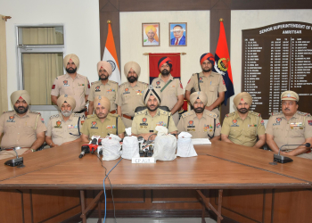 FIVE LINKED TO CROSS-BORDER NARCOTICS SMUGGLING CARTELS HELD WITH 7KG HEROIN IN AMRITSAR