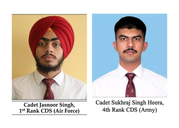 PUNJAB’S PRIDE SOARS: MRSAFPI CADET JASNOOR SINGH BAGS AIR-1 IN CDS MERIT LIST