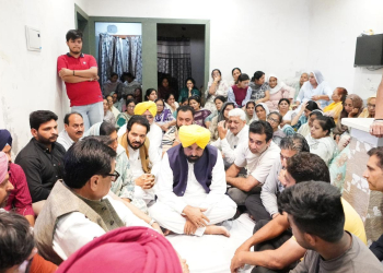 CM Bhagwant Singh Mann visits Jagraon, shares grief with families of Mathura tragedy victims; assures all help in this hour of crisis