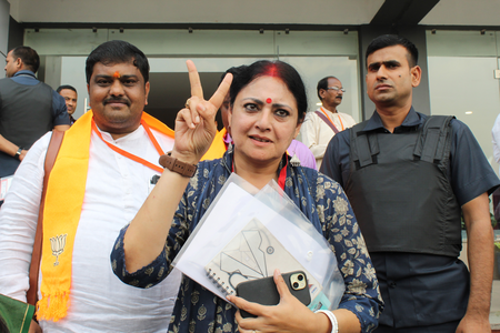 Agnimitra Paul among six early BJP winners in Bengal as party leads in 192 seats