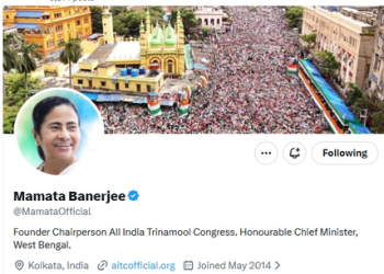 Bengal Assembly dissolved, Mamata Banerjee maintains ‘Chief Minister’ tag on social media