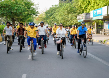 Recreational activities, fun sports zone adorn 74th edition of Fit India Sundays on Cycle