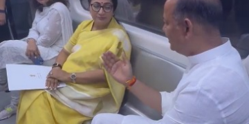 Delhi CM Rekha Gupta, BJP leaders take metro ride after PM Modi’s call for fuel conservation