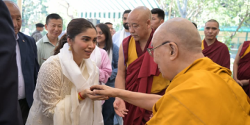 Bhumi Pednekar shares glimpse of her ‘inward journey’ as she meets Dalai Lama
