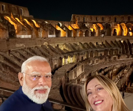 ‘Welcome to Rome, my friend!’: Giorgia Meloni welcomes PM Modi to Italy
