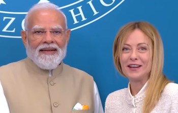 ‘Parishram hi safalta ki kunji hai’: Italian PM Meloni speaks in Hindi, spotlights strong ties with India