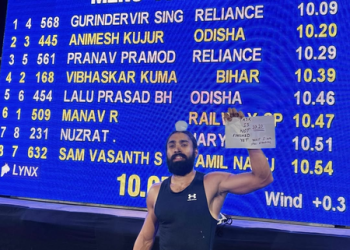 Fair winds, fast feet: Sports Min Mandaviya, Indian Navy laud fastest Indian man Gurindervir