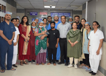 Newborn from Kutch survives rare congenital defect after complex surgery at Ahmedabad Civil Hospital