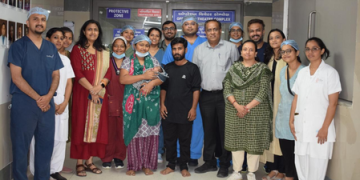 Newborn from Kutch survives rare congenital defect after complex surgery at Ahmedabad Civil Hospital