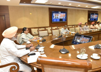 FINANCE MINISTER HARPAL SINGH CHEEMA REVIEWS STATUS OF ONGOING PROJECTS UNDER RANGLA PUNJAB VIKAS SCHEME