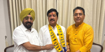 Former National Trade Union General Secretary of Congress Kanwar Uday Singh Rathore Joins AAP