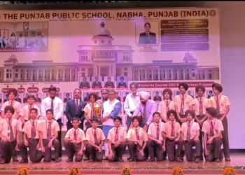 Governor Felicitates Outstanding Students of ‘The Punjab Public School, Nabha’